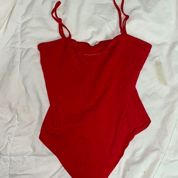 Red body suit - Picture 2 of 3